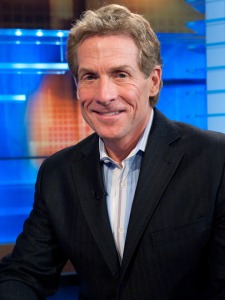 Literally the only photo on the internet of Skip Bayless not doing anything stupid
